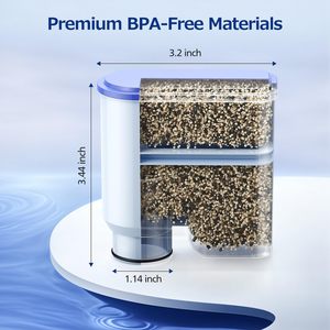 Fully Automatic Water <b>Filter</b> Plastic 3 Pack Dedicated Anti-Lime Scale Compatible for <b>Coffee</b> Machines - Product Image 3