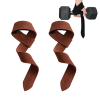 Sangles de musculation Jstar Gym Workout, excellente adhérence, cuir de vache, doublure en éponge épaisse et douce, boucle pour le poignet pour l'haltérophilie