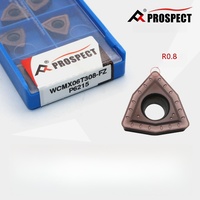 PROSPECT WCMX030208/040208/050308/06T308/080412-FZ P6215 Plaquette de taraudage en carbure pour tournage CNC, pièces d'outillage pour machines
