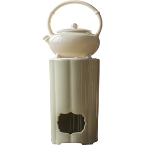 Guanlan Ceramic Charcoal <b>Stove</b> With Kettle Portable Outdoor Tea Maker For Camping And Indoor Use - Product Image 5