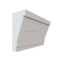 Moldura Decorativa de Espuma EPS de Alta Densidad, Impermeable, con Relieve de Arco, para Decoración de Fachadas de Villas, Personalizable