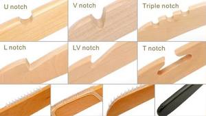 도매 맞춤형 로고 나무 옷걸이 의류 매장용 저 MOQ 샘플 무료 거실용 - Product Image 5