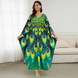 2025 Holiday Robe Loose Swing <strong>Beach</strong> <strong>Kaftan</strong> Cover up <strong>Kaftans</strong> Wholesale - Product Image 6