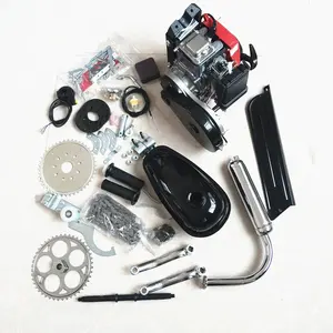 rotary kit motore della bicicletta Suppliers-Trasmissione a cinghia 4 tempi 49cc motore a benzina kit per la bicicletta con larghezza di manovella e asse