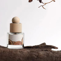 Diffuseur d'huiles essentielles de luxe 50ML 100ML 150ML avec bouteille en verre, bouteille de diffuseur de voiture en verre vide