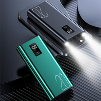 Cargador portátil OEM, Material de aleación de aluminio, salida USB Dual, entrada dual, 20000mah, 10000mah, venta al por mayor de fábrica