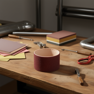 Funda de tela abrasiva de corindón de 51x25 mm para aplicaciones de lijado - Product Image 3