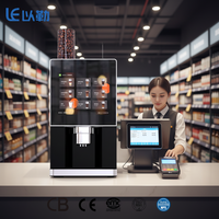 Distributeurs automatiques de café robotisés commerciaux à café fraîchement préparé 307a – Mini machine à café de table entièrement automatique du grain à la tasse