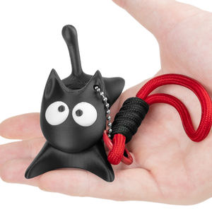 Vashine Porte-clés en PLA imprimé en 3D personnalisé, jouets mignons, animaux, <span class=keywords><strong>chien</strong></span>, chat, porte-clés, figurine d'action, jouets à cordon pour enfants, sac à dos - Product Image 3