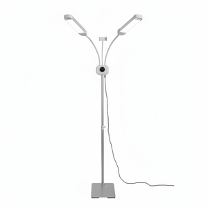 Lampe à <span class=keywords><strong>cils</strong></span> LED à double bras réglable en or avec un CRI élevé de 95, bras oscillant, lampe de salon pour la lecture et les <span class=keywords><strong>cils</strong></span>, construction en métal - Product Image 2