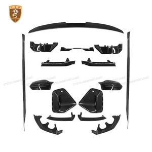 Kit de cuerpo de fibra de carbono seco estilo MP para <span class=keywords><strong>BMW5</strong></span> Series G60 G68 2024 modelo coche labio delantero difusor trasero faldones laterales alerón de maletero - Product Image 6