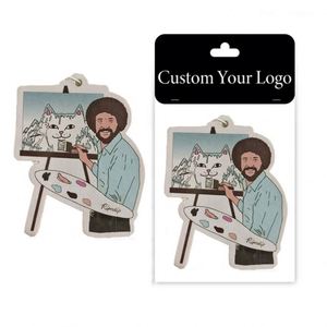 ออกแบบของขวัญส่งเสริมการขายขายส่ง น้ำหอมปรับอากาศแบบแขวนติดรถยนต์ กลิ่นหอมติดทนนาน หลากหลายกลิ่น น้ำหอมปรับอากาศแบบกระดาษสำหรับรถยนต์ - Product Image 5