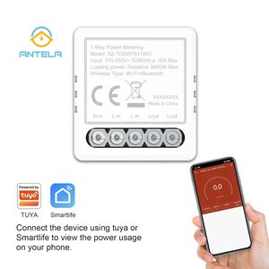 Contatore di Energia Intelligente Antela 16A Wi-Fi Bluetooth, Interruttore Monofase per Uso Universale con App Tuya - Product Image 6