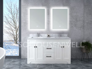 Freestanding Bathroom <strong>Vanity</strong> Furniture Cabinet Mirror <strong>Under</strong> <strong>Sink</strong> Cabinet <strong>Vanity</strong> <strong>Units</strong> with Basin - Product Image 6