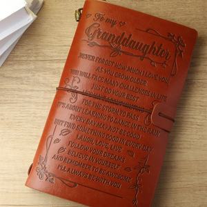 Carnet de notes en cuir rigide à reliure cousue, 100 feuilles, pour planification de voyage et papeterie, best-seller - Product Image 6