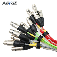 Kabel Snake Splitter Audio Multi-core 12 Saluran 12CH 3.5M-12FXLR-VMS Breakout Fanout dengan Konektor XLR