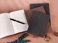 Carnet A5 B5 en cuir PU souple, couverture épaisse, ligné, journal, bloc-notes de bureau, emballage personnalisé avec logo