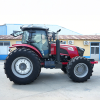 Tracteur à roues tout-terrain 240 CV de qualité garantie, tracteur forestier, pépinière, tracteur hydraulique, pompe agricole, boîte de vitesses, tracteur