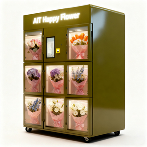 Máquina Expendedora de flores AIT Máquina Expendedora de autoservicio de flores rosas con rejilla de seguro refrigerada inteligente - Product Image 5