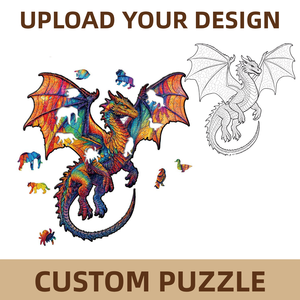 Nhãn Hiệu Riêng A5 3Mm Câu Đố Bằng Gỗ Ván Ép CNC Cắt DIY Đồ Chơi UV Tráng Tùy Chỉnh Thiết Kế Trò Chơi Ghép Hình Câu Đố Cho Collector Hiển Thị - Product Image 3