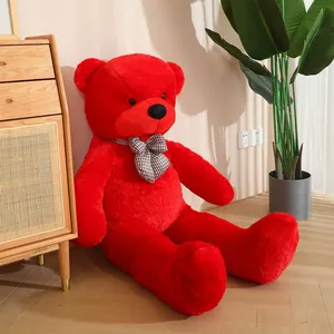 Orso di Peluche Gigante all'Ingrosso <span class=keywords><strong>Orsacchiotto</strong></span> <span class=keywords><strong>Rosso</strong></span> di Grandi Dimensioni Animale di Pezza Cuscino a Forma di <span class=keywords><strong>Orsacchiotto</strong></span> Regalo per San Valentino - Product Image 4