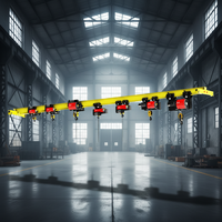 Système de palan électrique à câble monopoutre de style européen avec options multicolores pour levage industriel