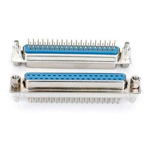 ขั้วต่อ D-SUB 37 พิน DB37 ตัวเมีย คุณภาพสูง แบบ 180 องศา สำหรับ PCB ชนิด V/T พร้อม 4-40 #   ถั่ว - Product Image 5