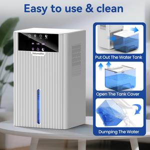 Déshumidificateur d'air <span class=keywords><strong>pour</strong></span> la maison, électrique, avec minuterie 8H/12H/24H, veilleuse, mode sommeil - Product Image 5