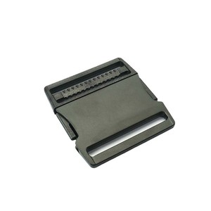 Side Release Buckle Zinc Alloy 50mm Black Durable For Bags Backpack <b>Webbing</b> Hardware Adjustable Flat Metal Fastener - Product Image 3