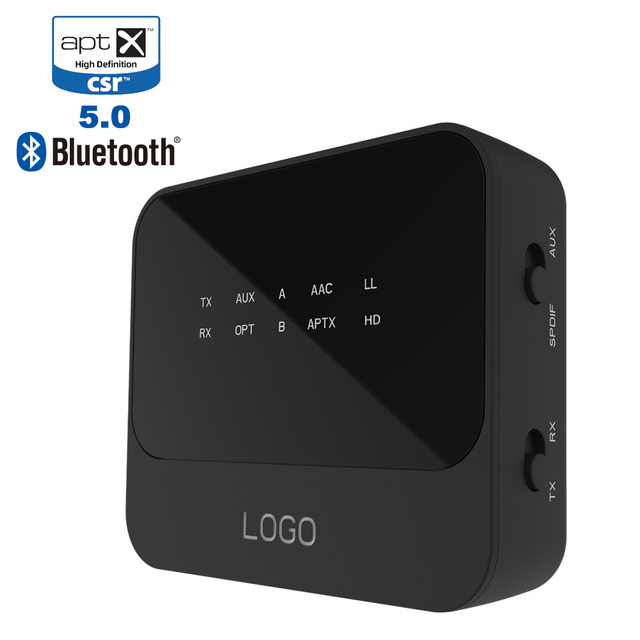 New Arrival Dual Connection mode 2 in 1 Audio Transmitter Receiver for Speaker and Headset