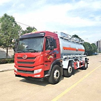 Camion de transport de liquides dangereux FAW 6x4 15000L, nouveau, personnalisé, prix d'usine, 3 essieux, camions-citernes pour le transport de liquides chimiques