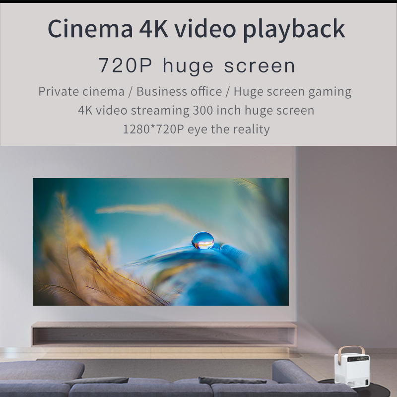 プロジェクターCY303スマートAndroid5gWifiワイヤレスHd720pLcd