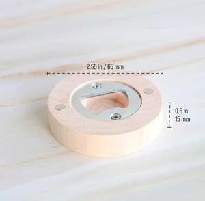 Abridor de Botellas Magnético con Logotipo Personalizado para Recuerdo de Boda, Imán de Refrigerador Personalizado, Regalo de Fiesta para Invitados - Product Image 3