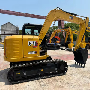 รถขุดขนาดเล็ก CAT308E2 ของแท้จากญี่ปุ่น ยี่ห้อ Caterpillar น้ำหนัก 8 ตัน ระบบไฮดรอลิก แบบตีนตะขาบ สำหรับขาย - Product Image 1