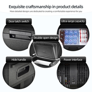 Nevera portátil de 50L y 12V para coche, caravana o camión, refrigerador de compresor de zona única con pantalla LED, diseño de plástico de 12V - Product Image 6