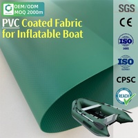 Bâche en PVC personnalisée résistante aux déchirures, tissu industriel, bâche de bateau, bâche en PVC pliable pour bateau gonflable