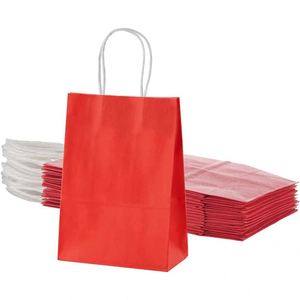 Small <b>Paper</b> Bag with Handle Party Favors Bag for Halloween Birthday Wedding Christmas Recycled Bag <b>Biodegradable</b> <b>Paper</b> Bag - Product Image 1