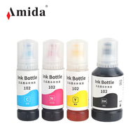 Encre Amida Compatible pour imprimante EPSON ET4750/ET3750 /ET3700/ET2750/ET2700, encre à Pigment 102