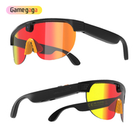 نظارات Gamegaga J AIMB-G5 Max بكاميرا ذكية، تسجيل صور وفيديو بدقة 8 ميجابكسل، نقل عبر واي فاي، ترجمة، للرياضات الخارجية وركوب الدراجات