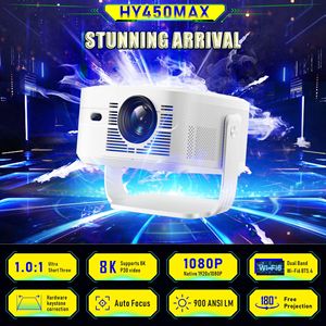Ultra Short Throw LCD <b>Projector</b> Portable Android 14 <b>WiFi</b> 1080P Video <b>Projector</b> Built-in Speakers for Home Theater - Product Image 1
