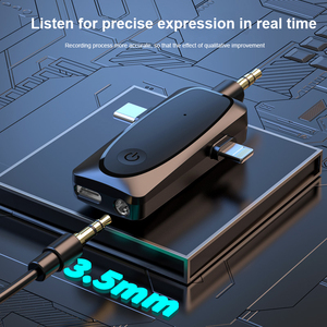 <span class=keywords><strong>ไม</strong></span>โครโฟนไร้สายแบบ3-in-1สำหรับแล็ปท็อป<span class=keywords><strong>ไม</strong></span>โครโฟนลาวาเลียร์คู่ที่ดีที่สุดสำหรับครูและ<span class=keywords><strong>นักข่าว</strong></span> - Product Image 4
