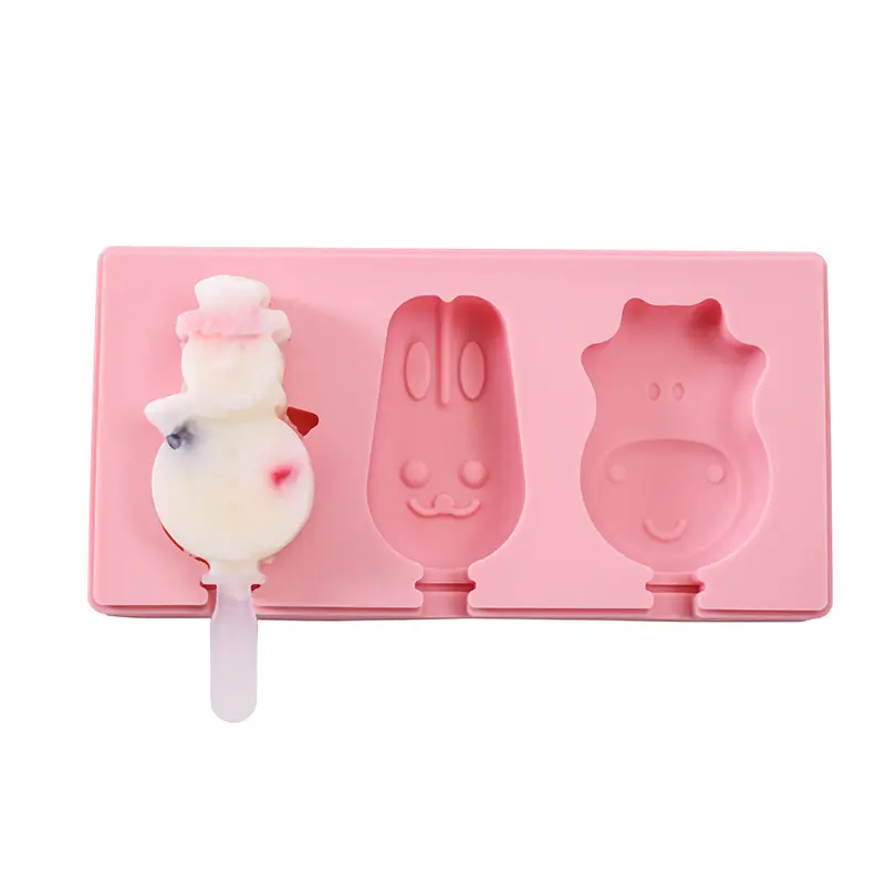 Petits moules à sucettes glacées en silicone sans BPA pour enfants Outils de crème glacée congelée faits maison Mini machine à glaçons pour bébés tout-petits