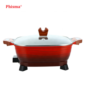 Phisma Venta caliente 220V 1500W antiadherente 6.2l Fondue <span class=keywords><strong>Crock</strong></span> 2-6 personas <span class=keywords><strong>olla</strong></span> caliente China eléctrica para la venta - Product Image 2