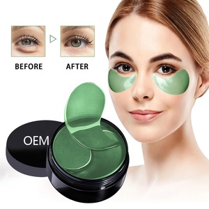 Parches de Hidrogel de Colágeno de Marca Privada para <span class=keywords><strong>Ojos</strong></span>, Mascarilla para <span class=keywords><strong>Ojos</strong></span>, Ojeras, Hinchazón, Oro 24K, Té Verde, Cúrcuma, Envase en Tarro, OEM - Product Image 2