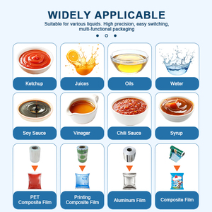 เครื่องบรรจุแนวตั้งอัตโนมัติความแม่นยำสูง เครื่องบรรจุซองซอสปรุงรส เครื่องบรรจุน้ำมันงา - Product Image 2