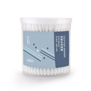 <span class=keywords><strong>Coton</strong></span>-tiges en <span class=keywords><strong>coton</strong></span> pur à double extrémité, absorbants, pour le nettoyage des oreilles, usage domestique et étudiant, avec boîte de rangement - Product Image 5