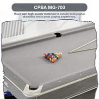 CPBA MG-700 professionnel 9ft nappe de billard ensemble d'accessoires originaux de haute qualité pour billard et billard
