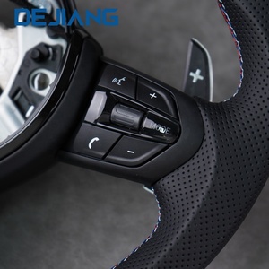 Volante Deportivo de Cuero Negro y Rojo para <span class=keywords><strong>BMW</strong></span> F15 F80 F25 F32 F45 F20 F30 F80 F10 F36 M3 M4 M5 M6, <span class=keywords><strong>Precio</strong></span> de Fábrica al por Mayor - Product Image 3