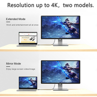 Câble HDTV DP Plug & Play 4K 30Hz avec gaine en PVC et blindage bidirectionnel, adaptateur amplificateur pour ordinateur portable/PC/moniteur/projecteur/lecteur DVD