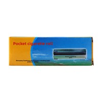 Machine à rouler les cigarettes manuelle portable, exclusive transfrontalière, capacité de 80 cigarettes, acier inoxydable, design métallique carré petit format